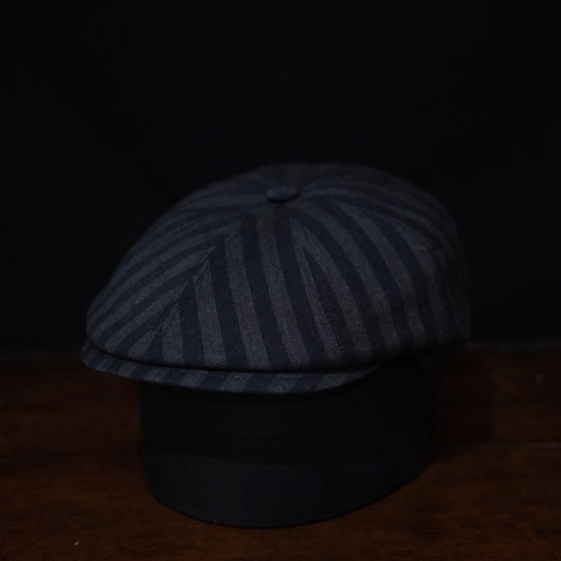 Newsboy - Navy/Grey Stripes