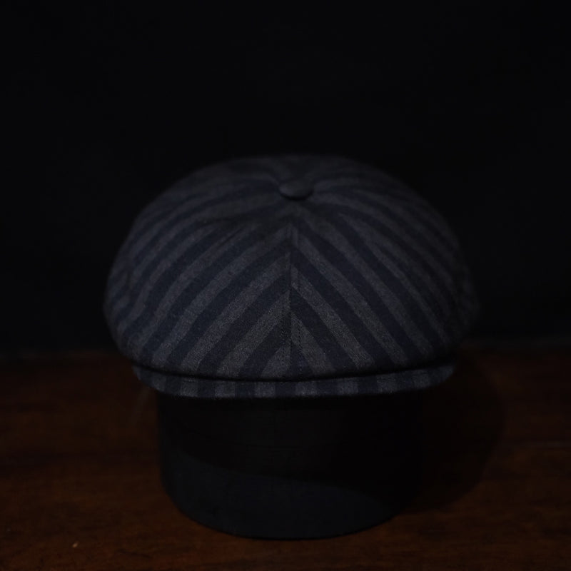 Newsboy - Navy/Grey Stripes