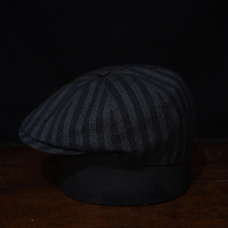 Newsboy - Navy/Grey Stripes