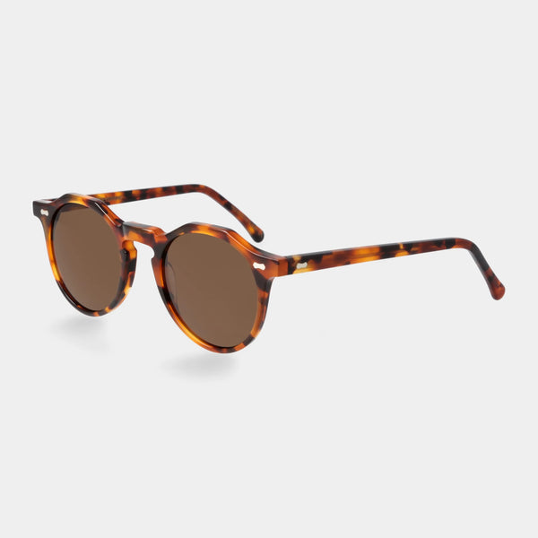 LAPEL AMBER TORTOISE Sunglasses